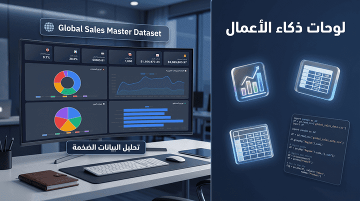 نظام تحليل البيانات الضخمة ولوحات ذكاء الأعمال (BI & Data Analytics Dashboard)